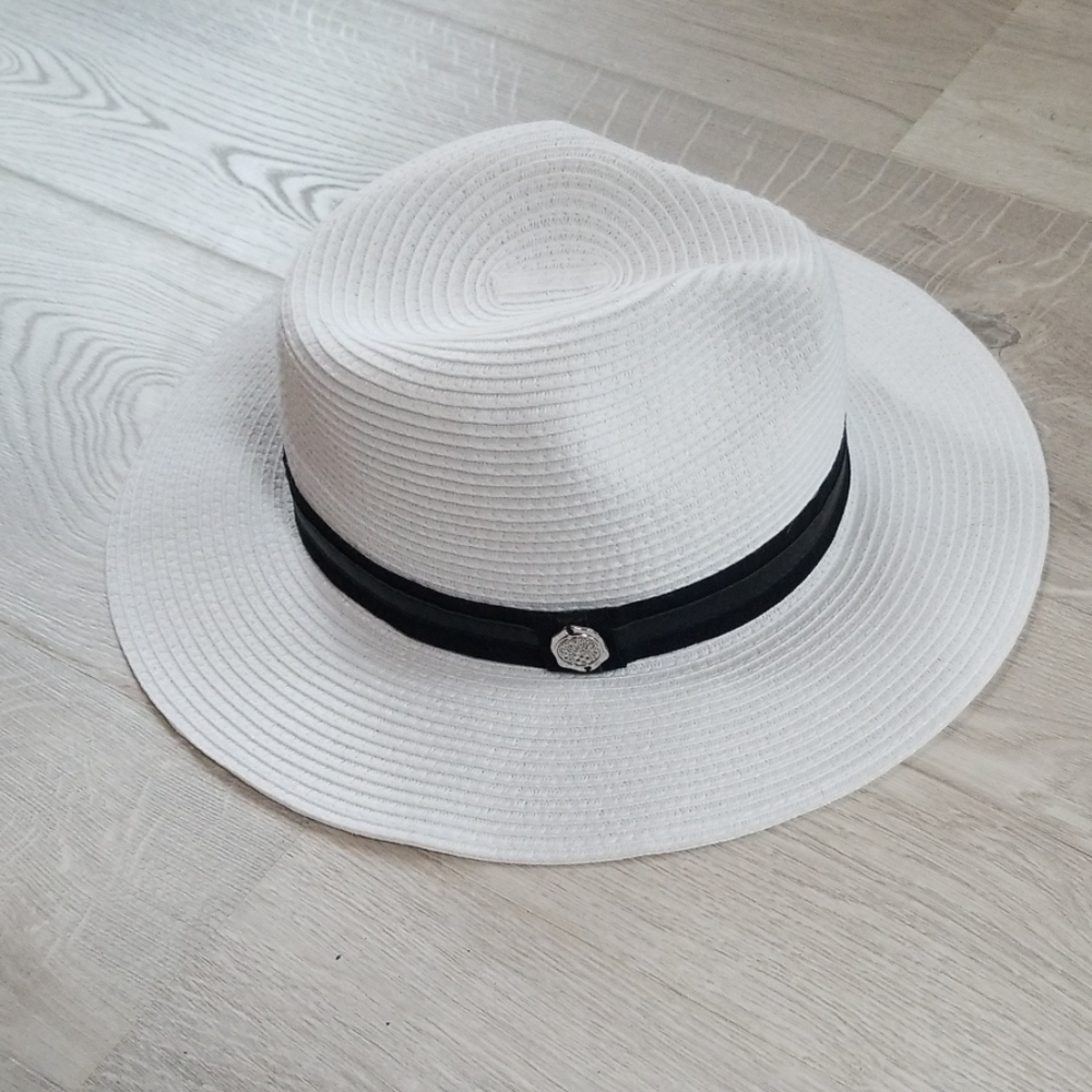 Vince Camuto White Cabana Hat